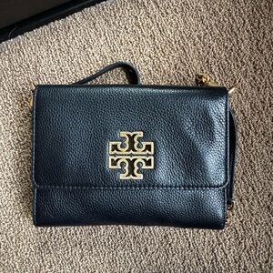 Tory Burch Black Leather Crossbody Bag